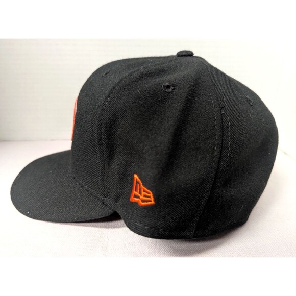 New Era NHL Anaheim Ducks Black Fitted Hat Cap Size 8 59Fifty New No Tags Gift - Picture 3 of 10